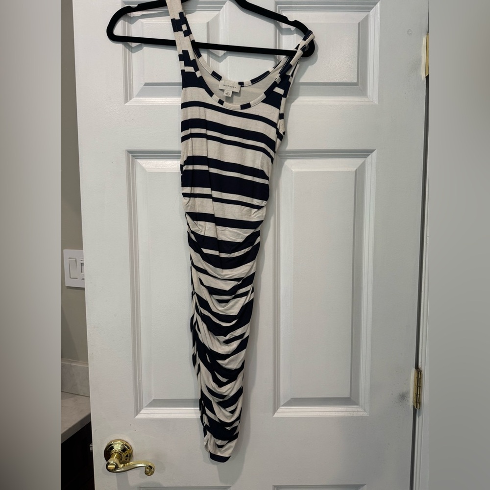 Witchery Black and White Striped Dress